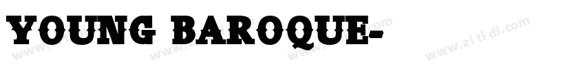 Young Baroque字体转换